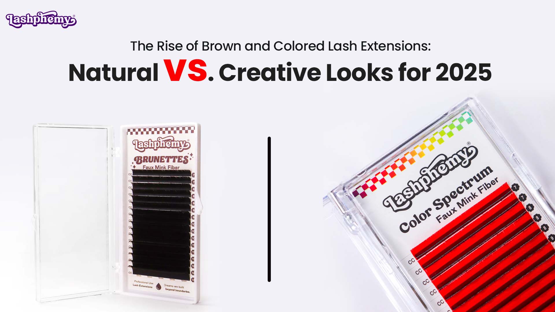 The Rise of Brown and Colored Lash Extensions: Natural vs. Creative Looks for 2025