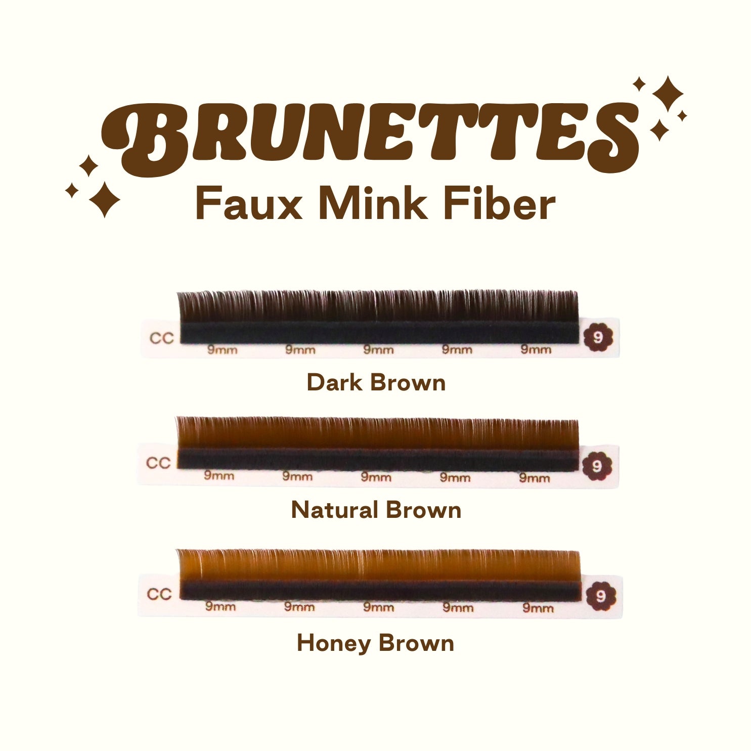 0.07 / Brunettes / Brown Volume Lash Trays