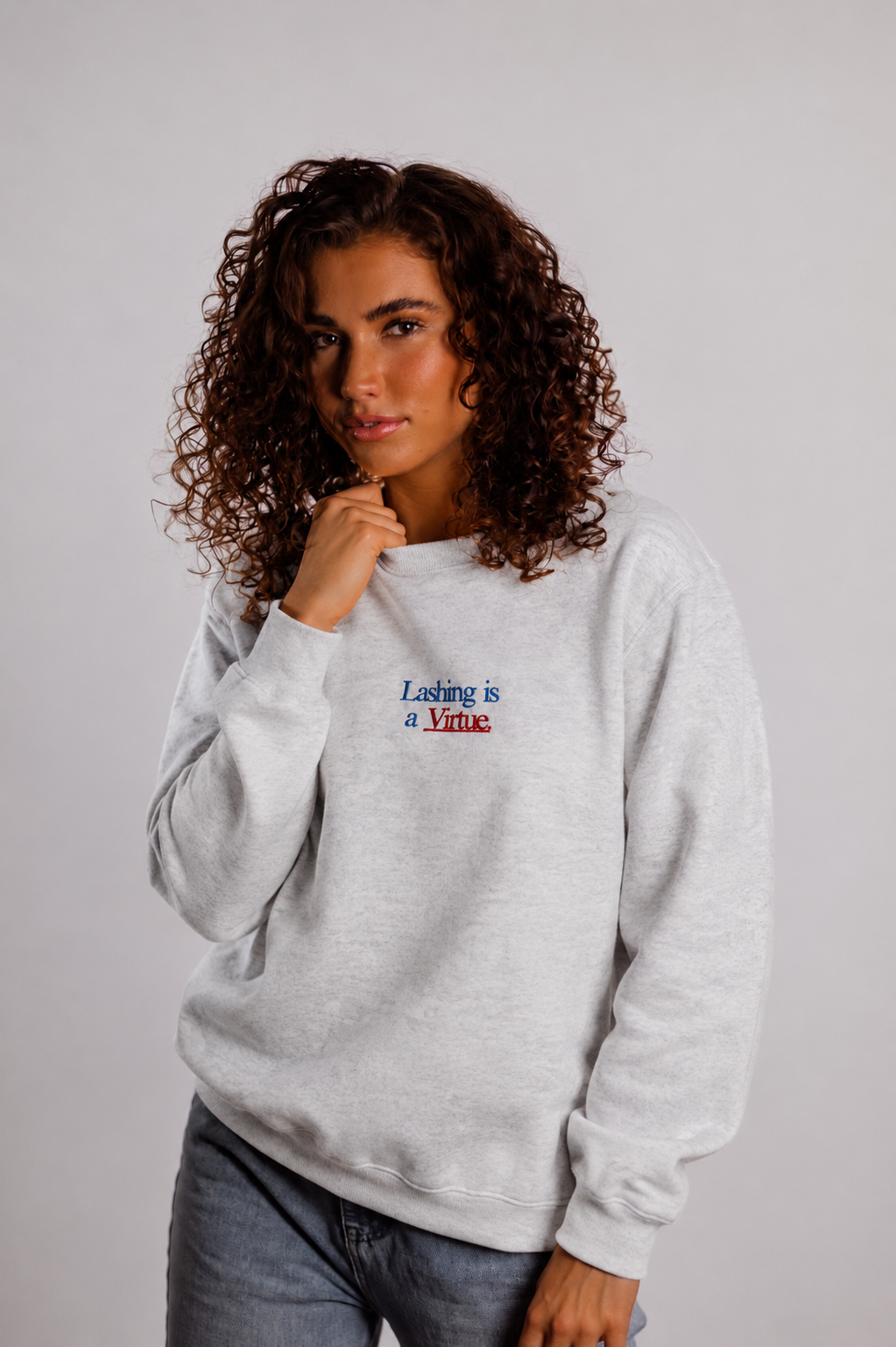 Lashing Is a Virtue Sweatshirt