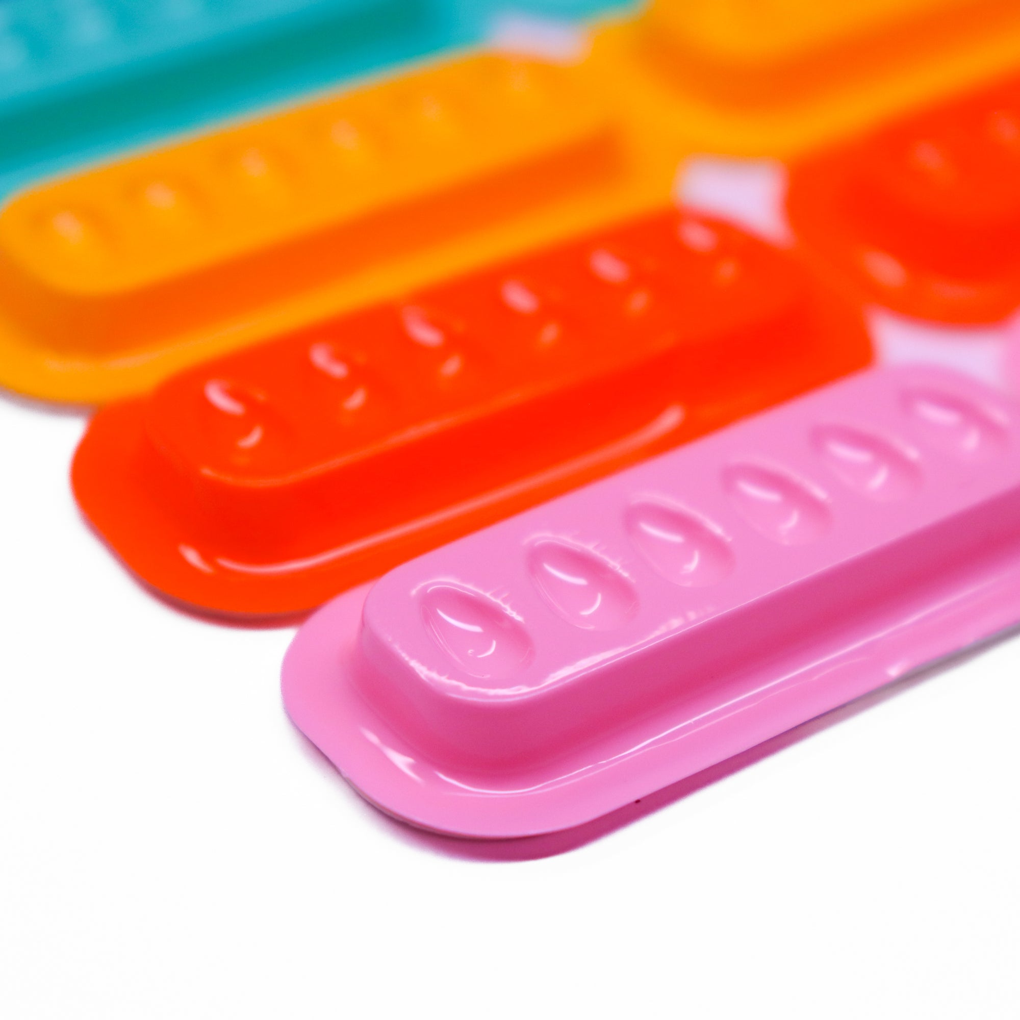 Self-Adhering Glue Trays / Rainbow Pack of 10