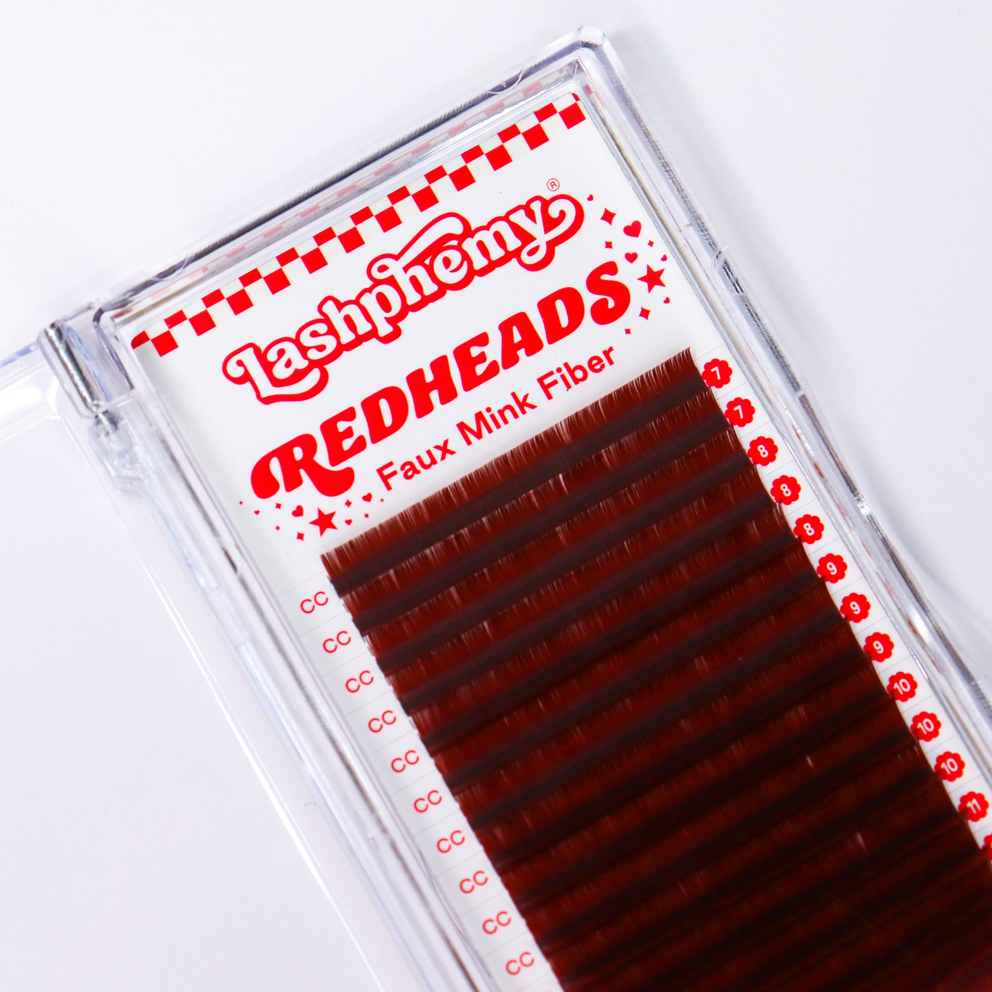 0.07 / Burgundy Red / Volume Lash Tray