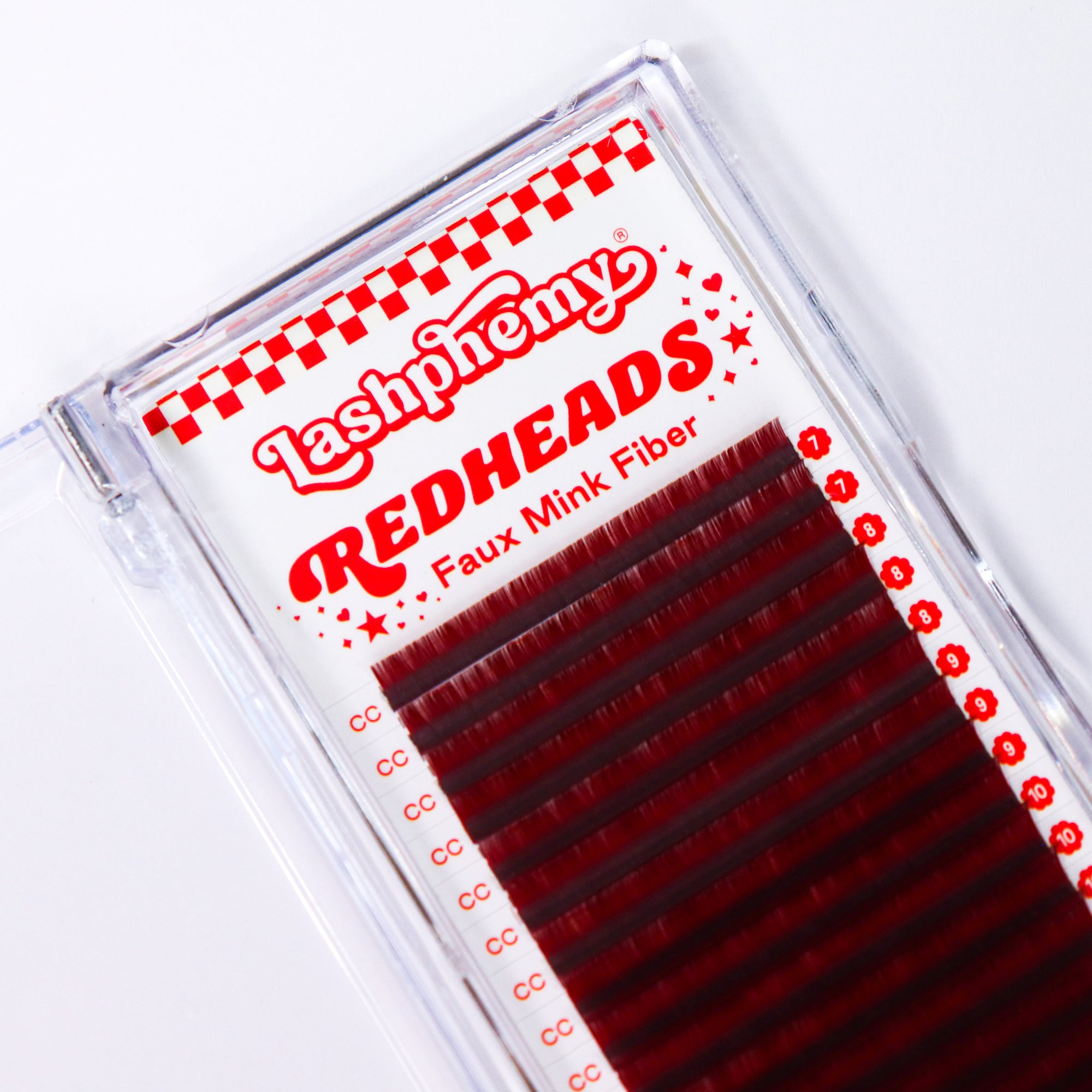 0.07 / Wine Red / Volume Lash Tray