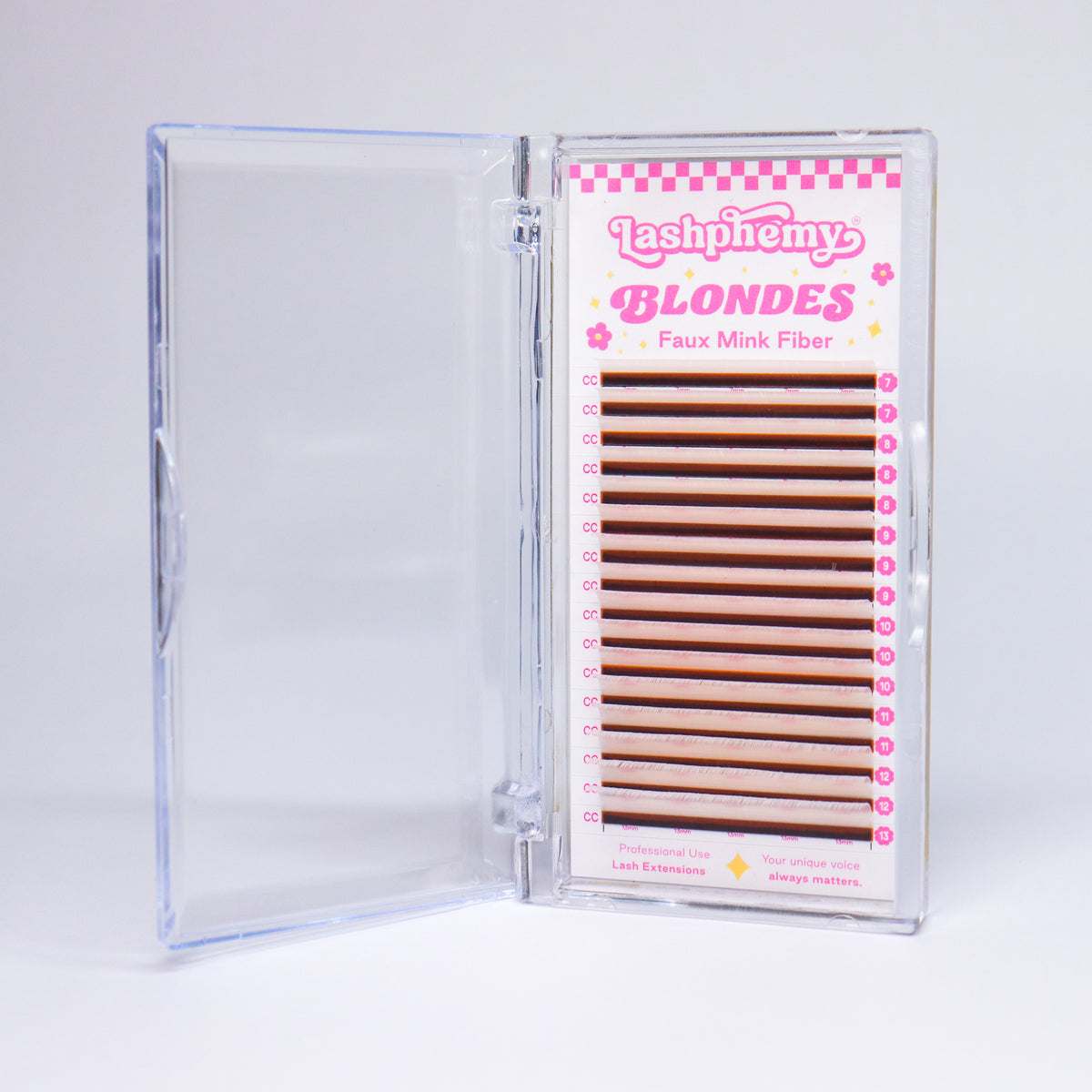 0.07 / (White) Platinum Blonde / Volume Lash Tray