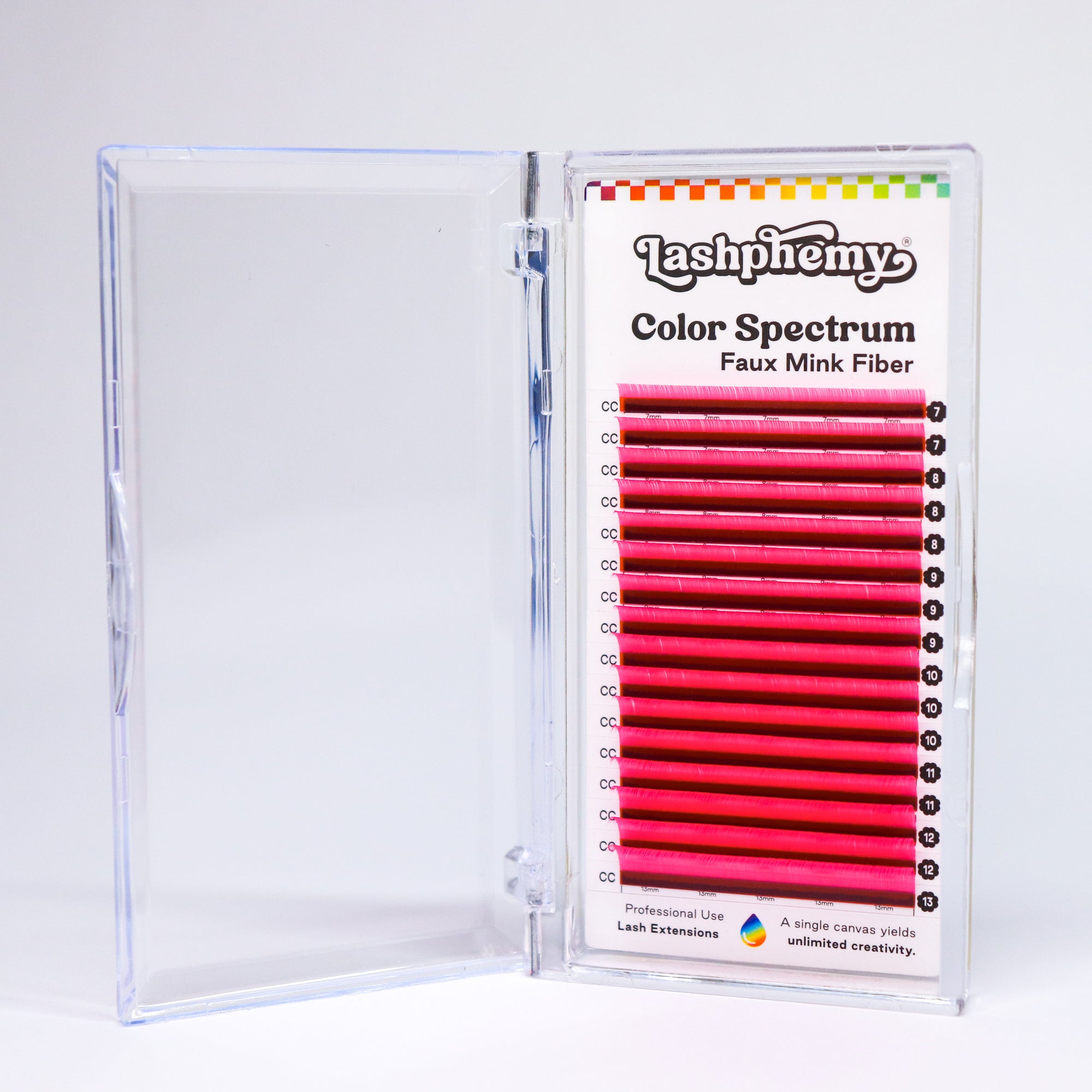 0.07 / Hot Pink / Volume Lash Trays