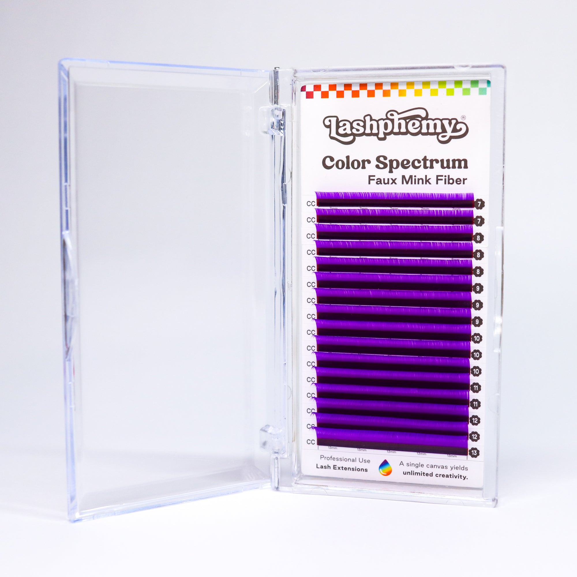 0.07 / Purple / Volume Lash Tray