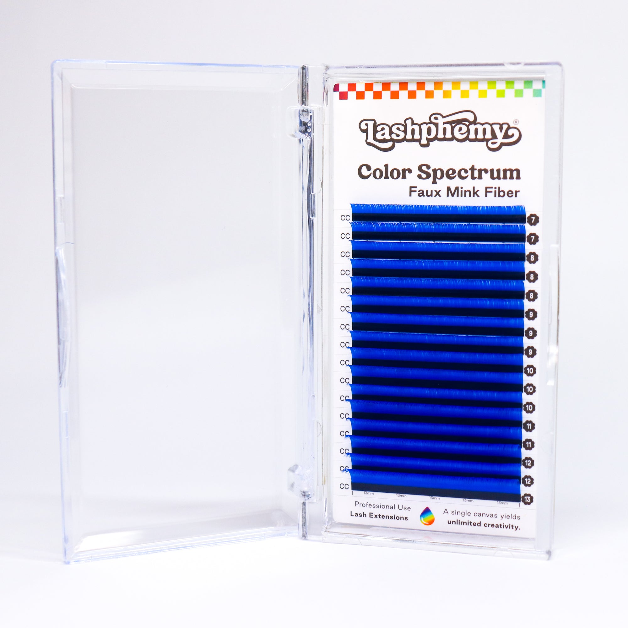 0.07 / Blue / Volume Lash Tray