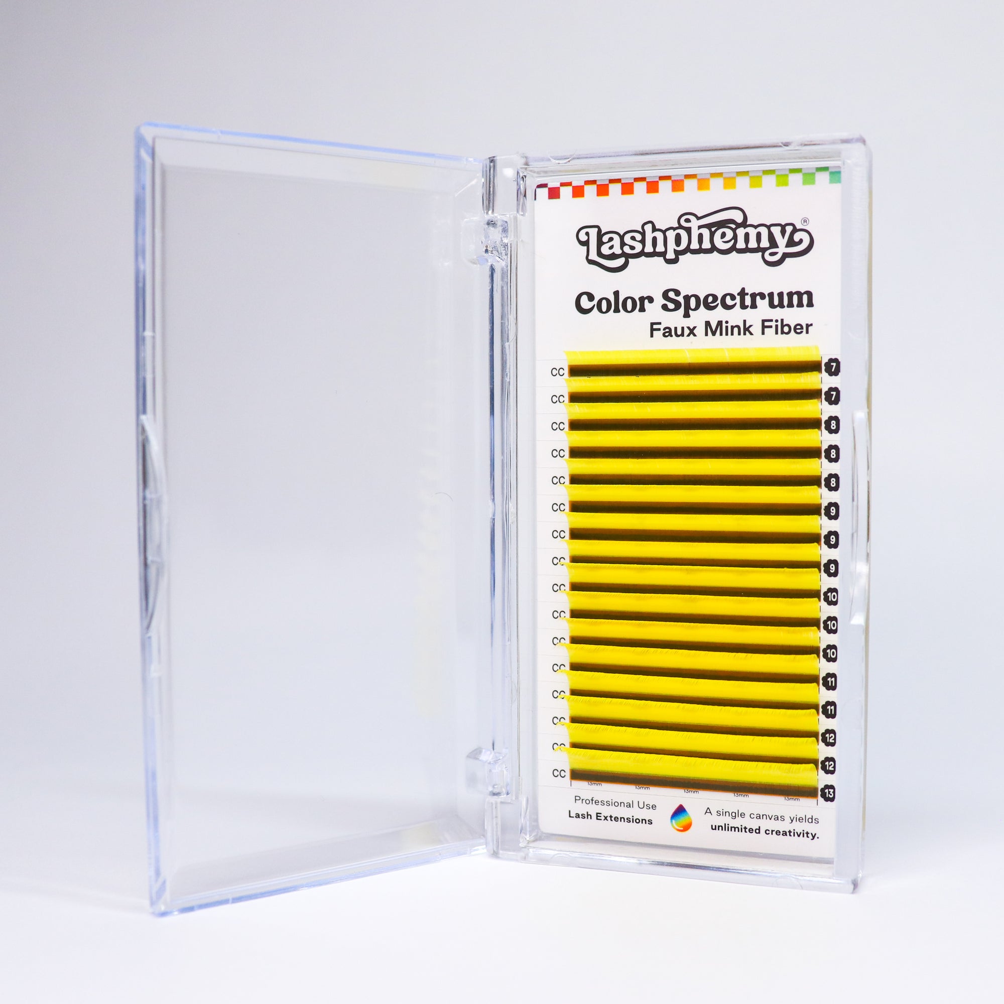0.07 / Yellow / Volume Lash Tray