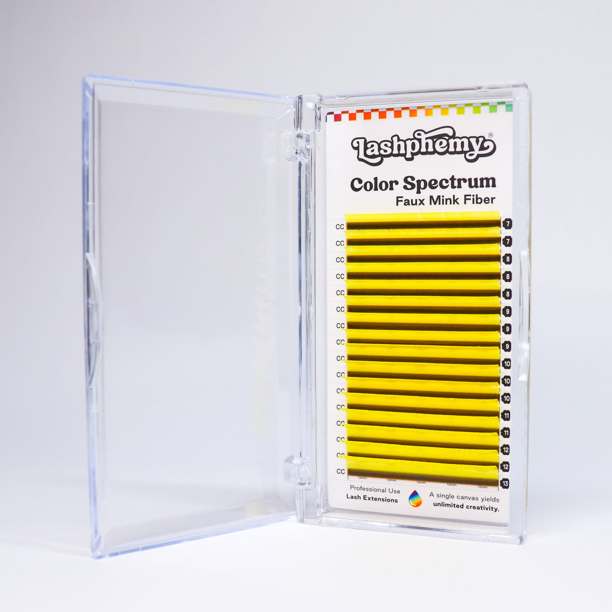 0.07 / Yellow / Volume Lash Tray