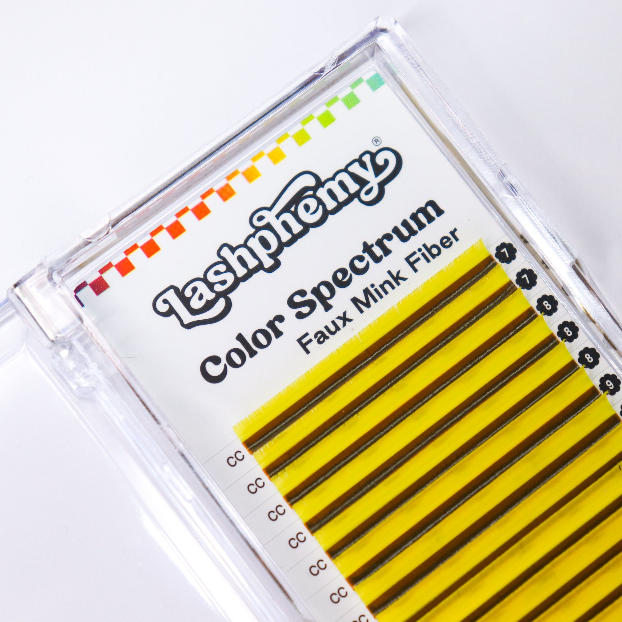 0.07 / Yellow / Volume Lash Tray