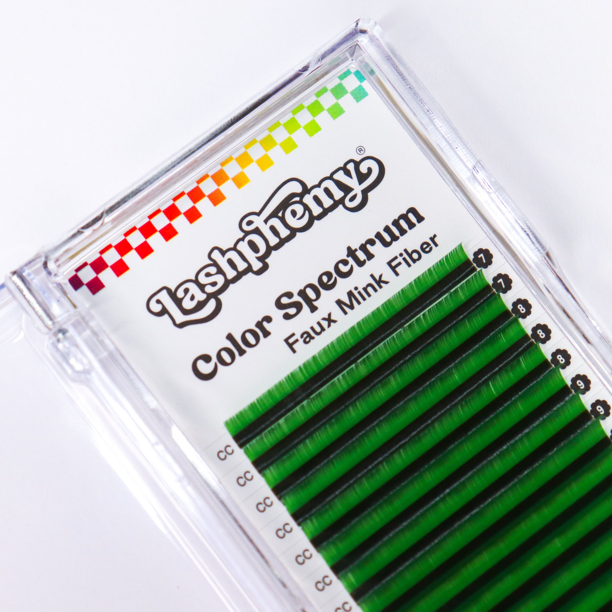 0.07 / Green / Volume Lash Tray