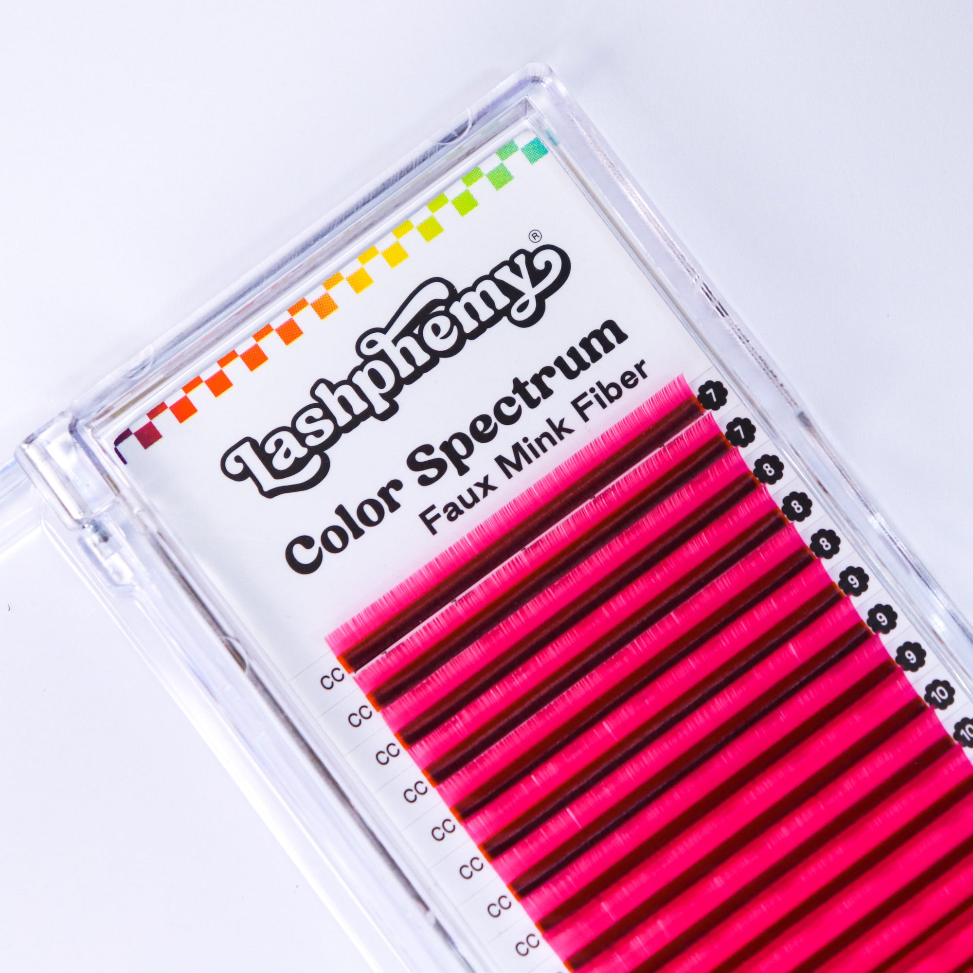 0.07 / Hot Pink / Volume Lash Trays