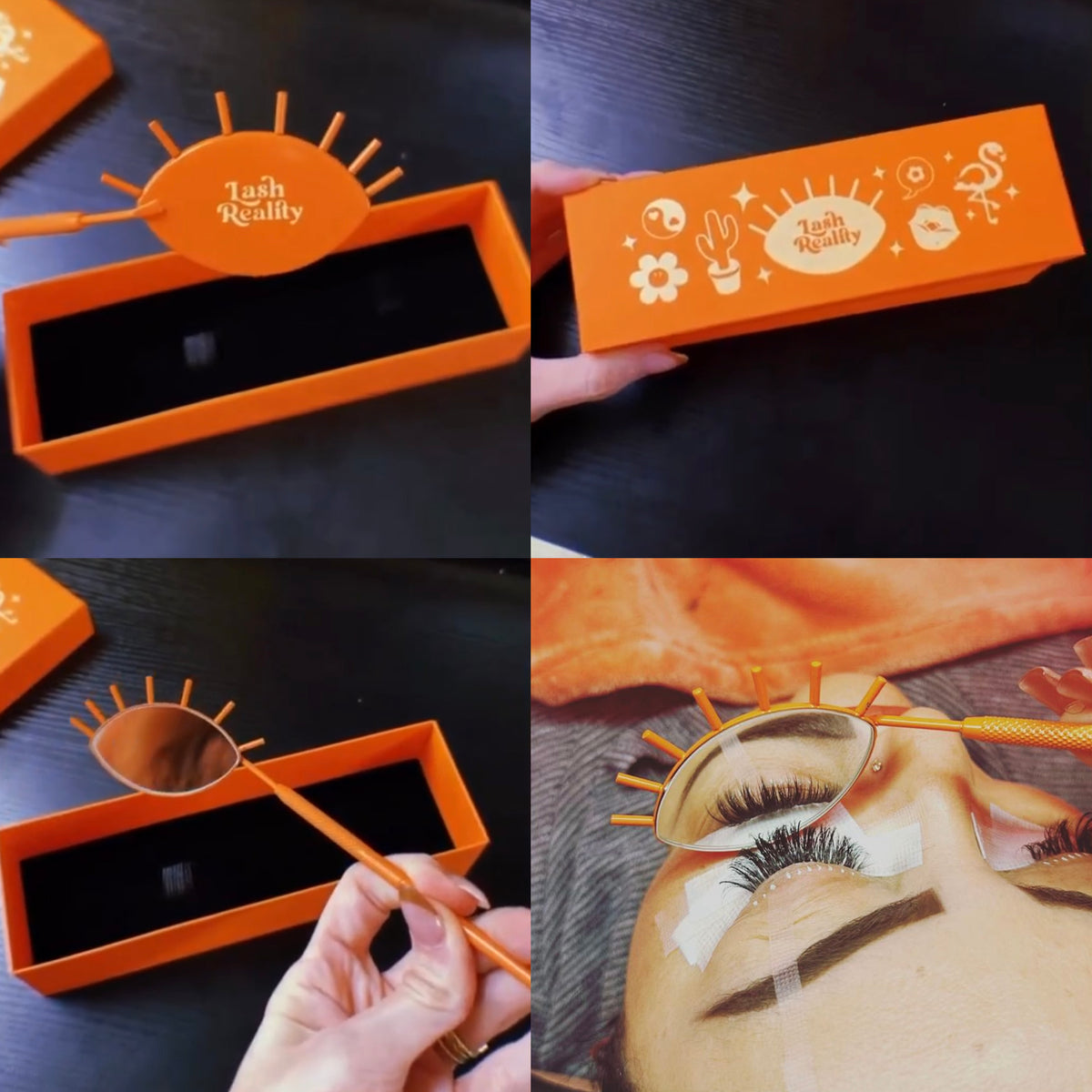 Orange Eye / Client Lashing Mirror