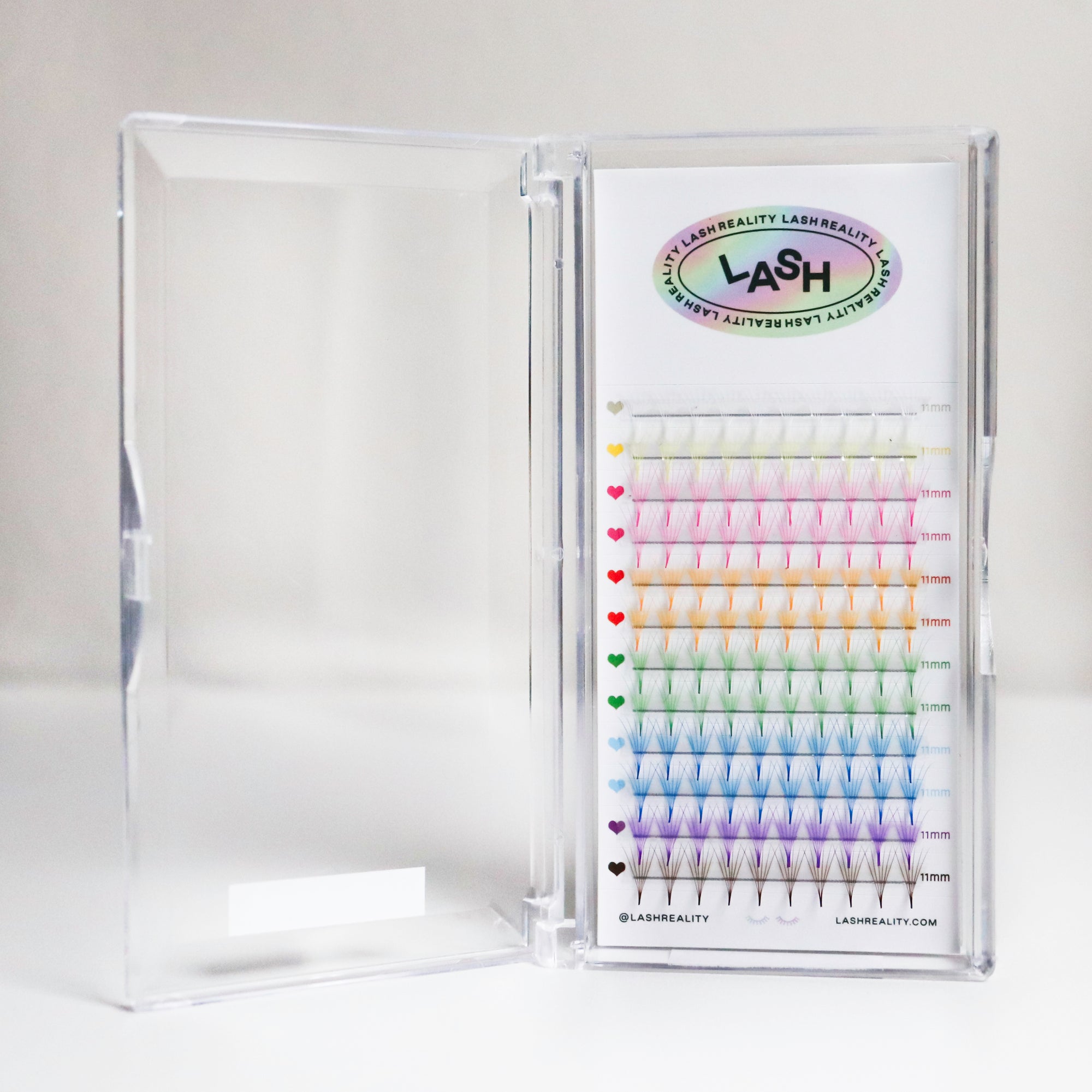 Sharp Stem / Rainbow Premades Lash Tray