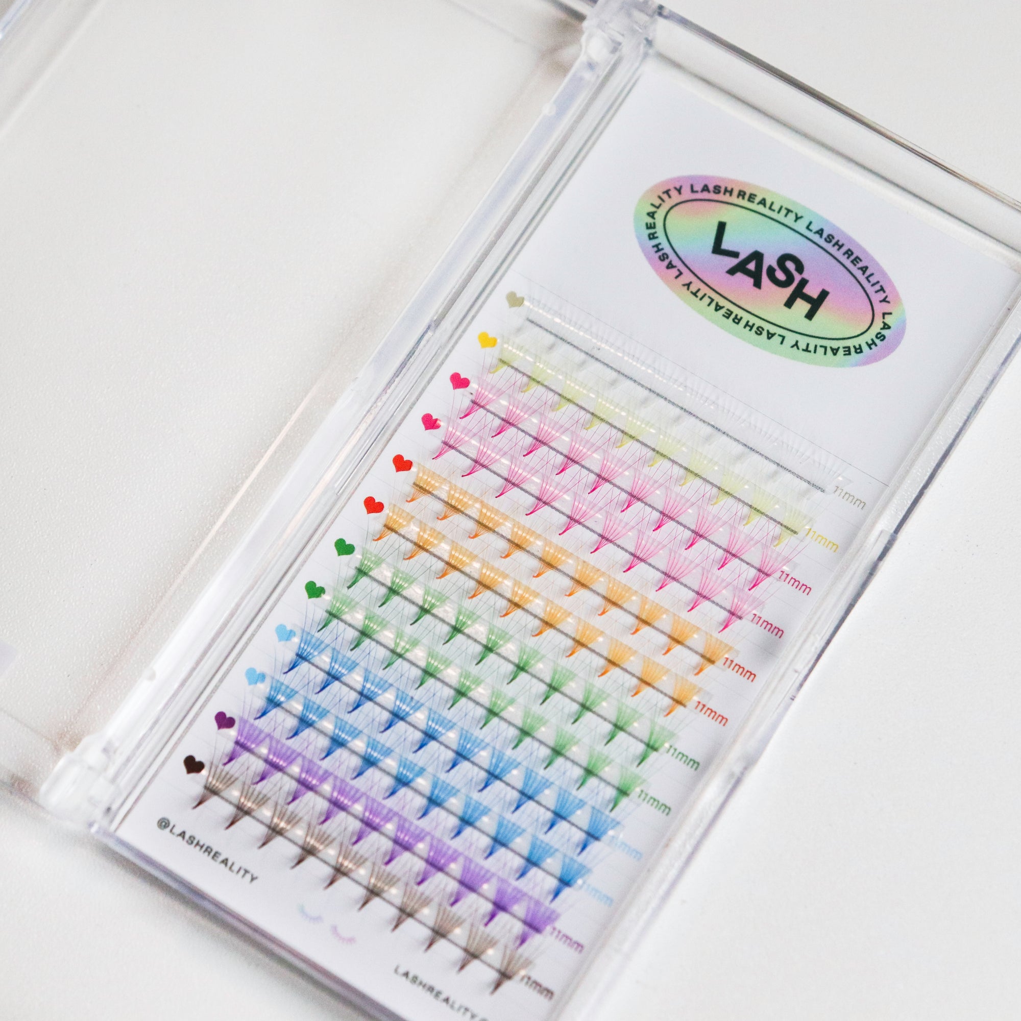 Sharp Stem / Rainbow Premades Lash Tray