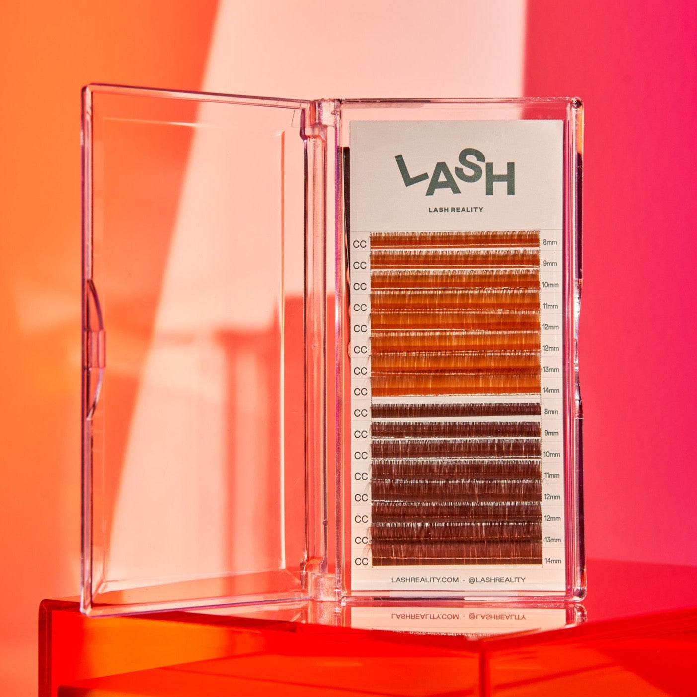 Duo Color Lash Tray / Brown 0.05